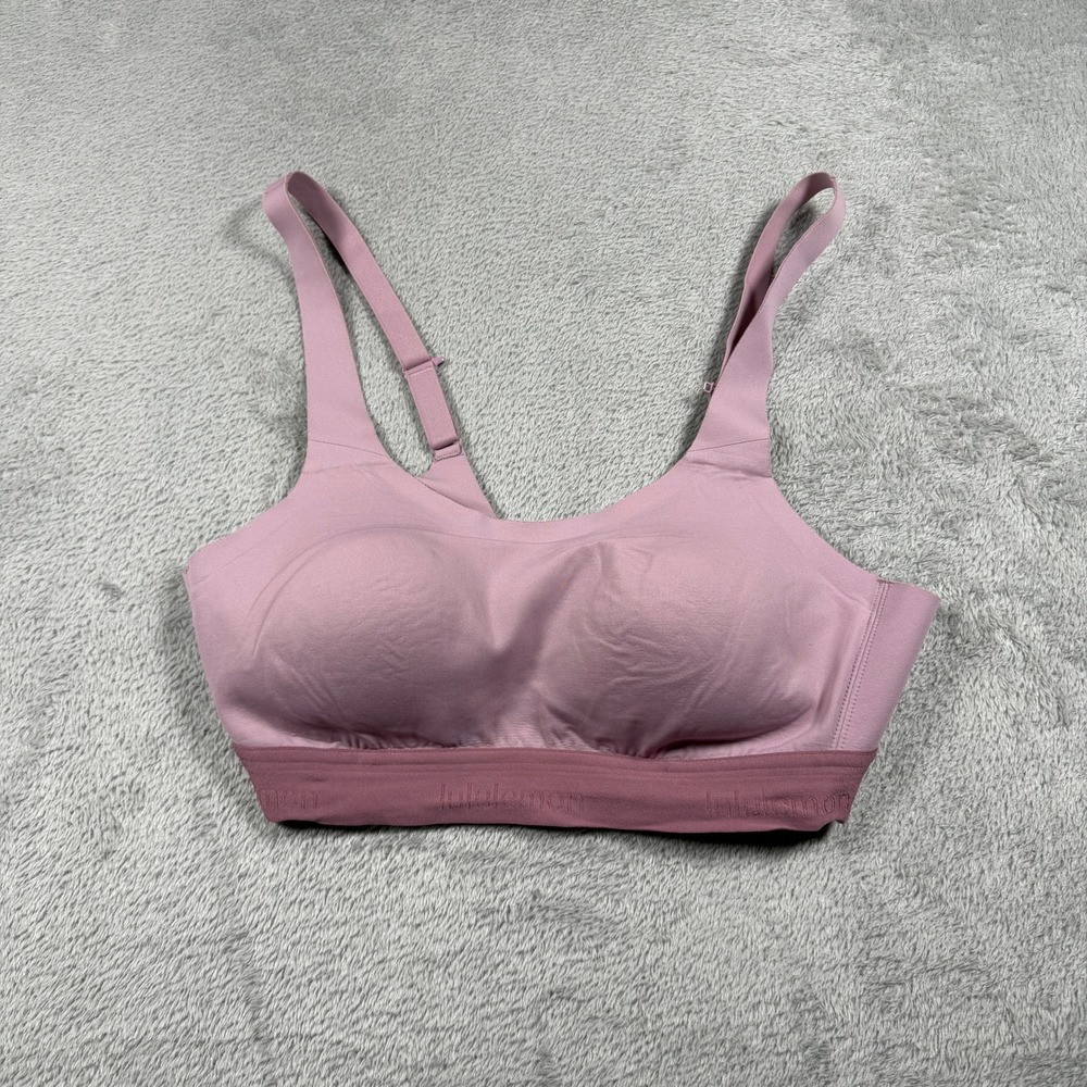Lululemon Fine Form Bra Women B34 Purple Mauve Molded Cups‎
